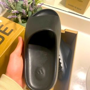 Onyx Yeezy Slides